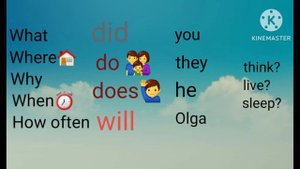 Начинаем учить английский. Урок12. Вопросительные слова.What,where,why,when,how often.