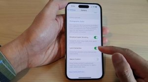 iPhone 14's/14 Pro Max: How to Turn On/Off Camera Lens Correction