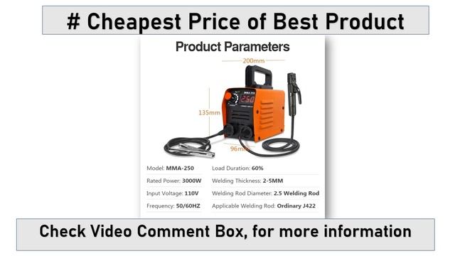 Best Portable ZX7 250A MMA Arc Welder Inverter Welding Machine смотреть онлайн