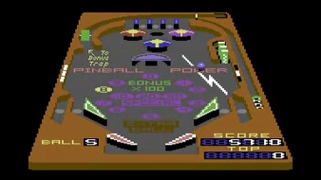 3D Pinball Power - Commodore 64 смотреть онлайн