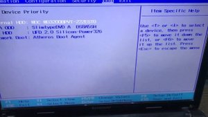 Как зайти и настроить BIOS ноутбука Lenovo IdeaPad G575 для установки WINDOWS 7, 8, 10 с флешки.