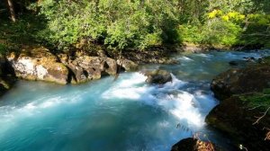 A Relaxing 2 hour 4K Video of a Turquoise River!