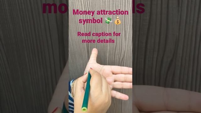 Money Attraction Symbol ??Draw Fehu Symbol on your Venus mount