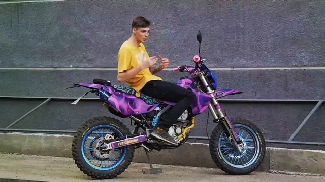 KAWASAKI KLX | D'TRACKER 250cc (300cc) | Тюнинг супермото мотоцикла