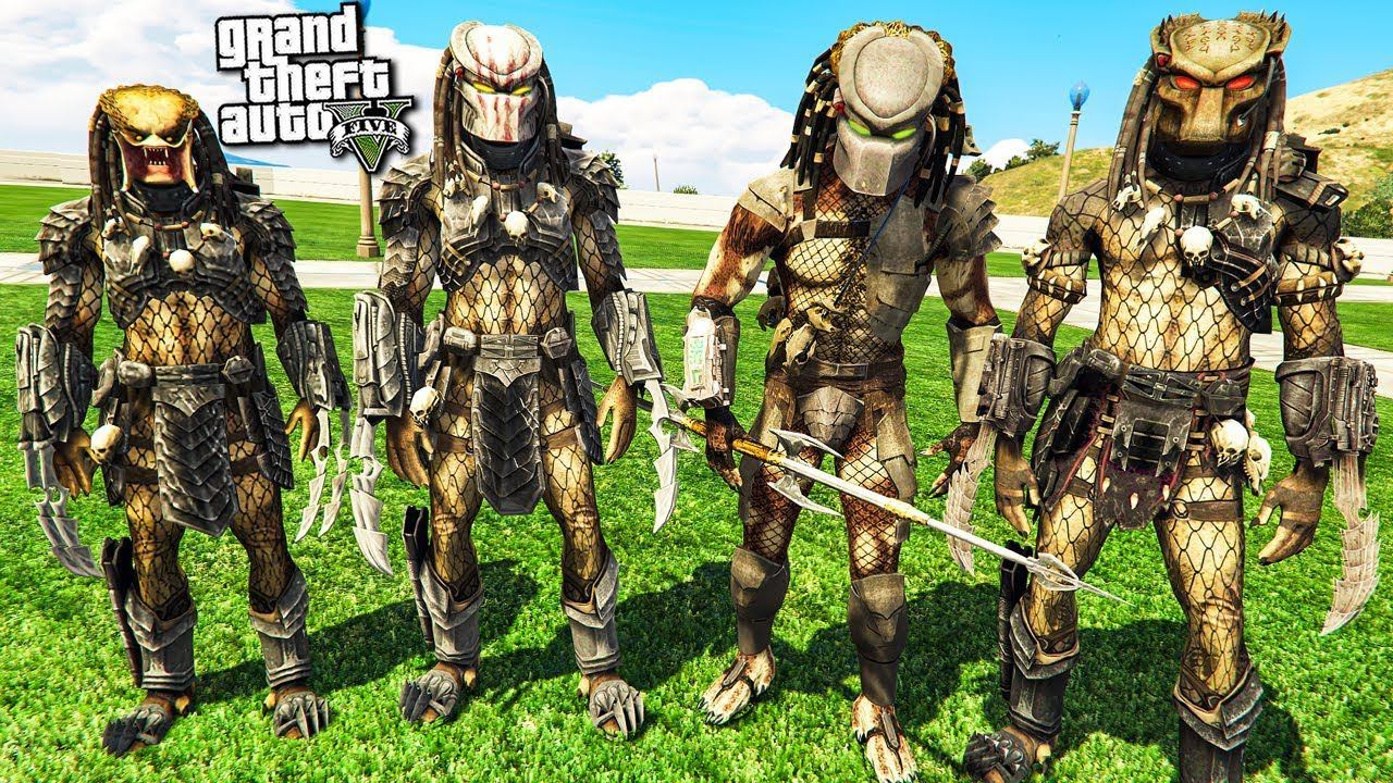 Predator skin gta 5 фото 24