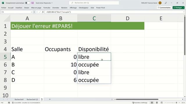 Excel erreur #epars ou #progapation : comment la corriger смотреть онлайн