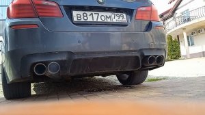 Выхлоп от M5 BMW F10 n52/ exhaust sound BMW M5 F10 n52