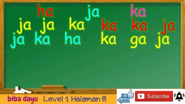 Belajar Membaca Tanpa Mengeja || Level 1 || Halaman 7-9 смотреть онлайн