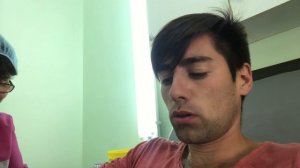 Чуть не умер. Упал в обморок. Сдал кровь из вены.