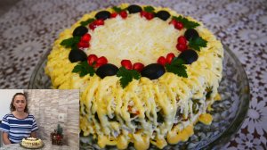 Салат КУПЕЧЕСКИЙ Салат на НОВЫЙ ГОД Салат на новогодний стол