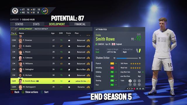 Emile Smith Rowe Growth Test! FIFA 22 Career Mode смотреть онлайн