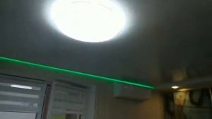 Парящий натяжной потолок в детской комнате