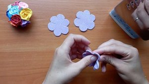 Супер простые цветы | цветы из фоамирана своими руками | Tutorial | flowers from foamiran