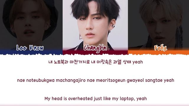 1 HOUR STRAY KIDS LEE KNOW CHANGBIN FELIX - SURFIN Lyrics Color Coded_Han_Rom_Eng