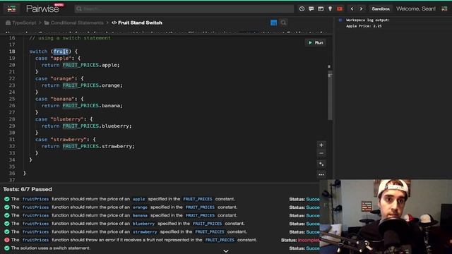 Learn TypeScript: Conditional Statements (Learn to Code)