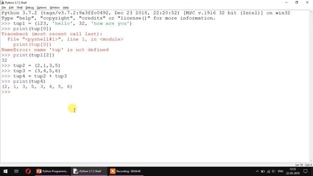 Tuple In Python Part  1