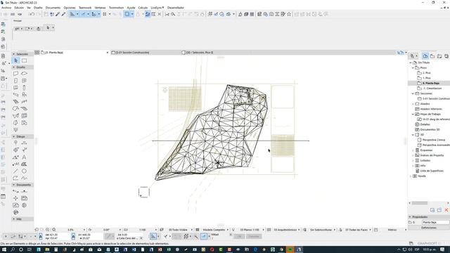 Archicad 10 topografia terreno usando una malla 3d de autocad смотреть онлайн