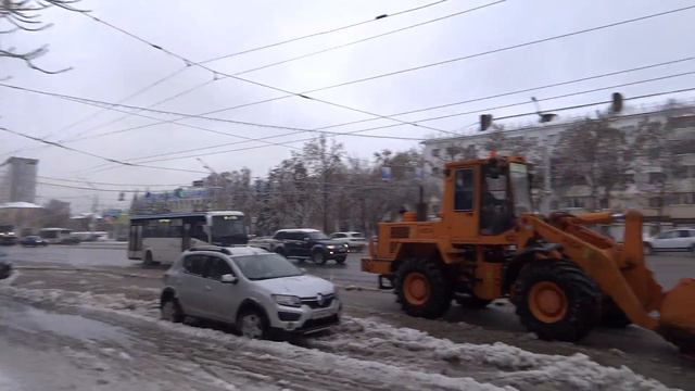 город уфа уборочная техника на проспекте октября после сильного снегопада 19 12 2022 смотреть онлайн