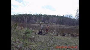 Фахрверковая архитектура :) Походная баня из пищевой пленки