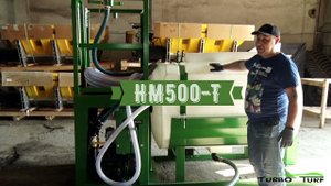 Гидропосев Turbo Turf HM-500-T. Полный обзор установки с механическим смешиванием