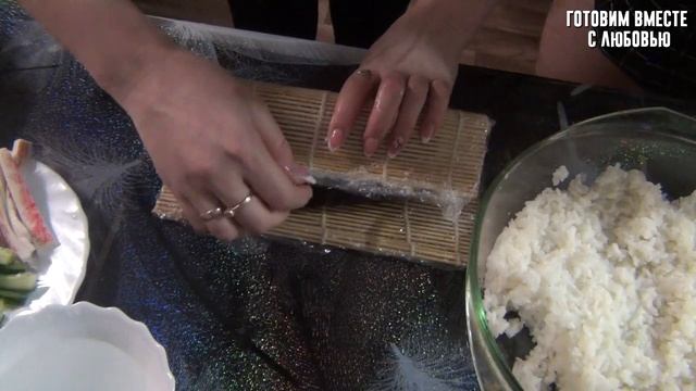 Запеченные роллы с шапочкой