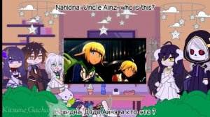 🦊🌸🦊[Rus/Eng] react Archons to Overlord 🦊🌸🦊