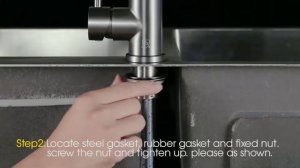 U shape sus304  stainless steel single handle kitchen faucet without sprayer