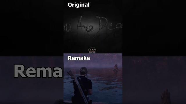 DEL LAGO - RESIDENT EVIL 4 REMAKE Vs Original Comparison Del Lago Easter Egg #re4remake