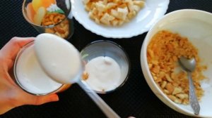 Десерт в стакане без выпечки. Десерт из печенья.