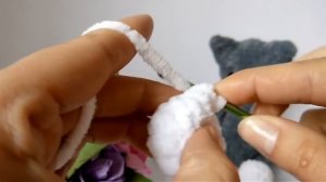 Котик крючком, амигуруми,  МК, часть 2, DIY