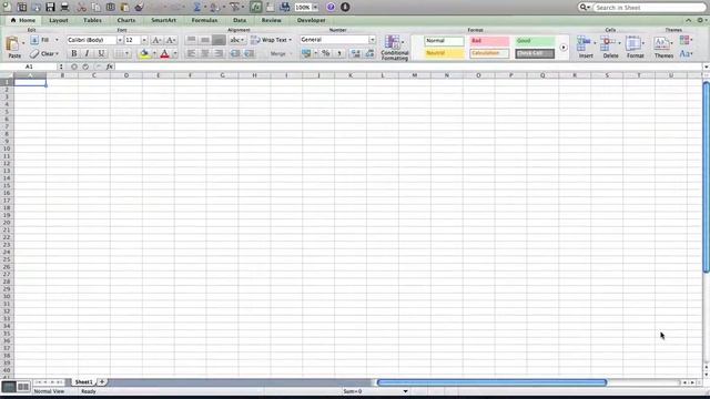 Excel for Mac Paste Values Example