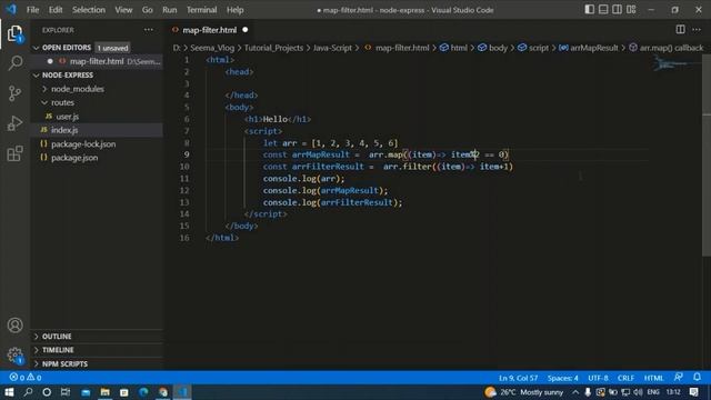 Map Vs Filter Method In JavaScript
