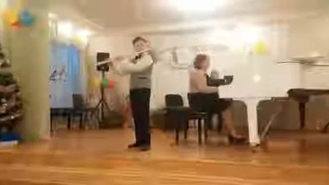 Юрий Должиков "Танец" для флейты и фортепиано/Булат Мухамеев