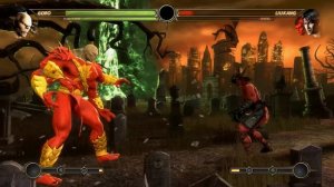 Mortal Kombat Komplete Edition - Shazam Goro & Dark Kahn Tag Ladder 4K Gameplay Playthrough