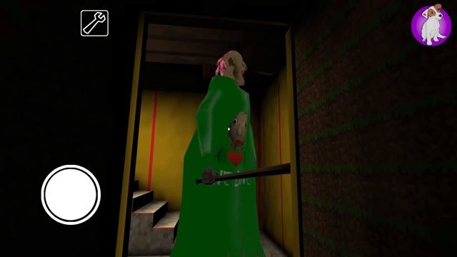 СОБАКА ИГРАЕТ В GRANNY ►МОД  БАЛДИ ГРЕННИ ► Dog playing Baldi in Granny