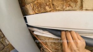 Монтаж трассы кондиционеров в короб