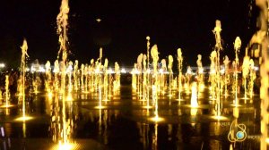 Поющий пешеходный фонтан в Альметьевске /Almetevsk Dry Fountain