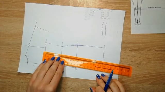 Выкройка платья с цельнокроеным рукавом