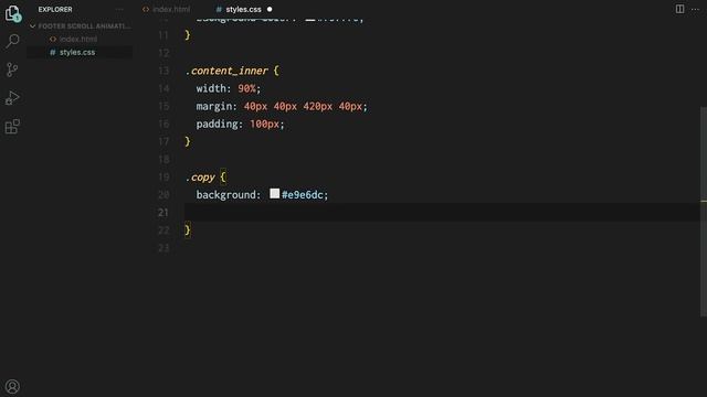 Fixed Footer Scroll Animation (Footer Animation) смотреть онлайн