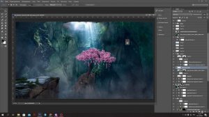 Процесс создания работы в Photoshop / Урок по фотошопу
