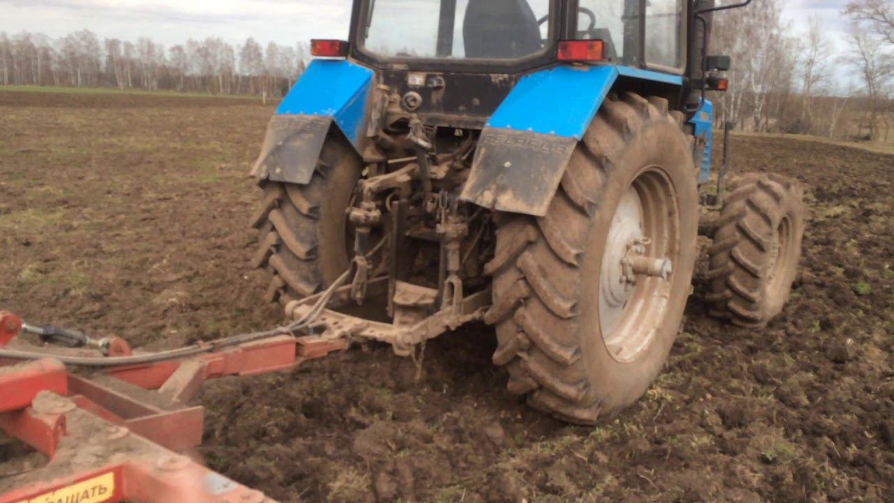 Весеннее дискование в КФХ "Герефорд"