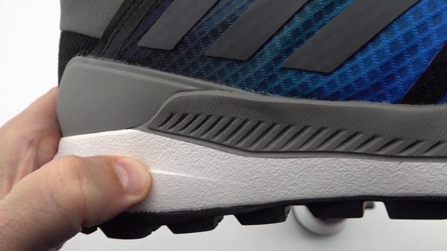 Туристически обувки Adidas Terrex Trailmaker Mid Gtx Black Grey Blue GZ0339 unboxing video смотреть онлайн