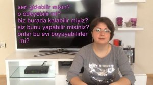 Турецкий язык с нуля. Урок№ 20 конструкции модальности