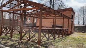 Обзор на Беседку 6 на 4 | Каркас Альтанки на стенде в Новой Водолаге