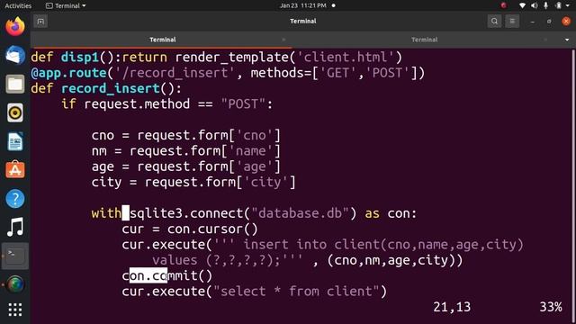 Flask Sqlite with graph смотреть онлайн