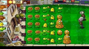 прохожу уровень в pvz 1