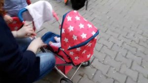 КОЛЯСКА для кукол Распаковка и обзор игрушечной коляски Обзор игрушек