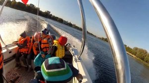 прогулка на катере по Ижоре 06.09.2014, день Колпино