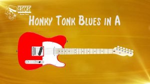 Honky Tonk Blues Backing Track in A