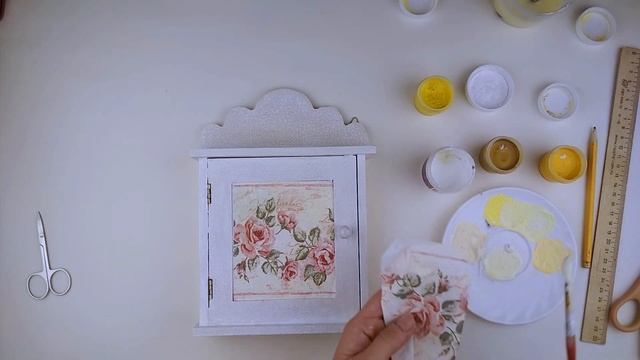 Декупаж в стиле прованс для начинающих. Ключница в винтажном стиле DIY для декора дома или в подаро